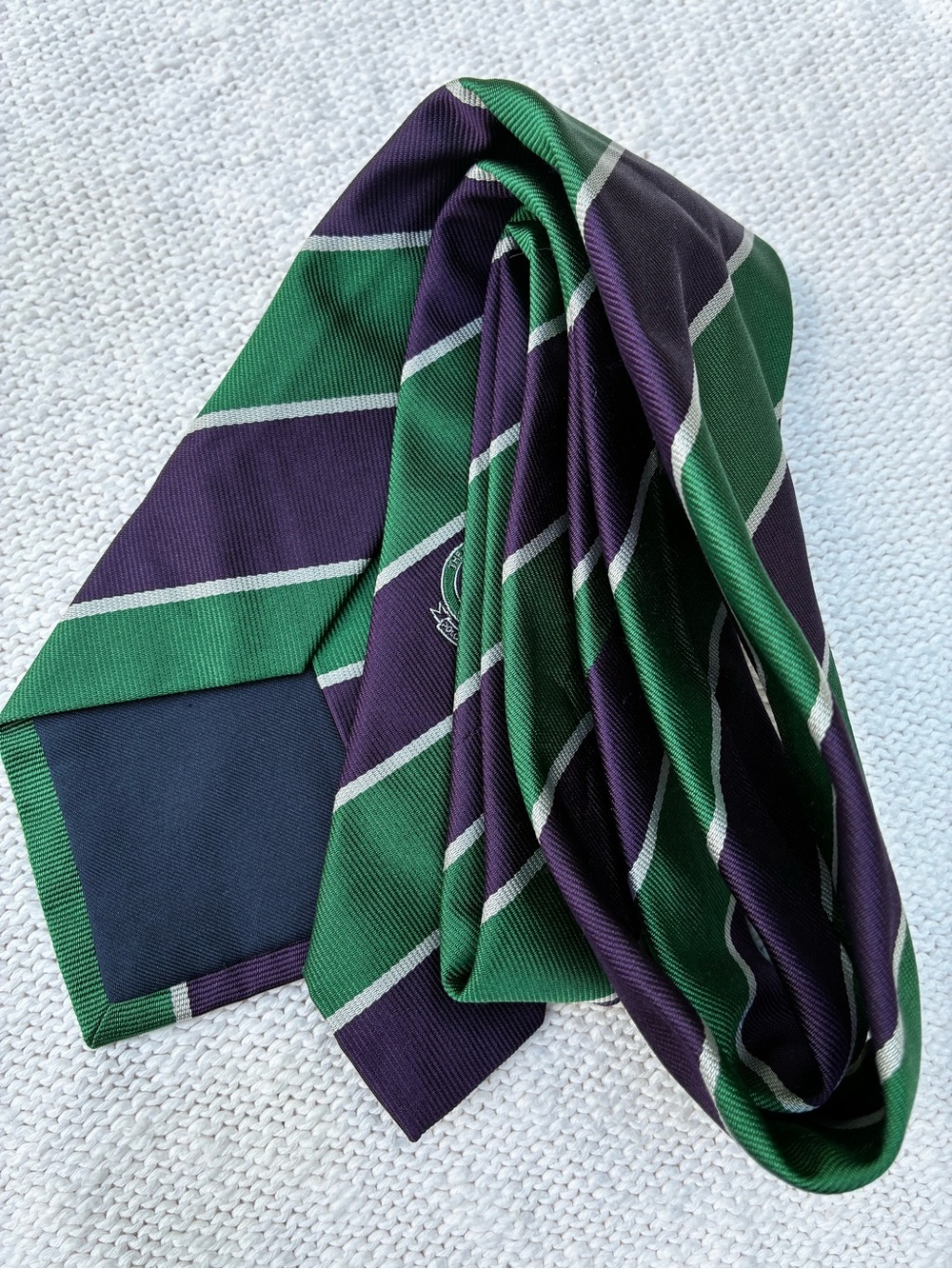 Polo Ralph Lauren Silk necktie tennis championships Wimbledon Commemorative tie - Picture 9 of 9